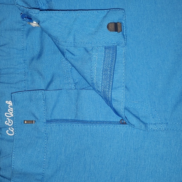 Cat & Jack Flat Front  Blue Shorts 16 - Picture 2 of 6